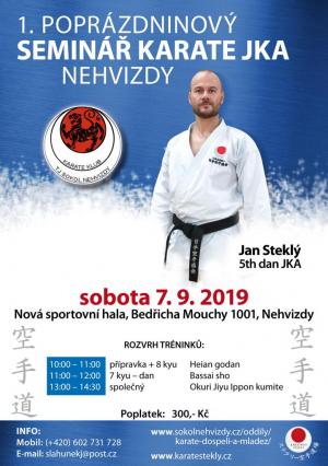 SEMINÁŘ KARATE JKA NEHVIZDY