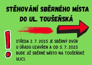 Nové umístění sběrného místa